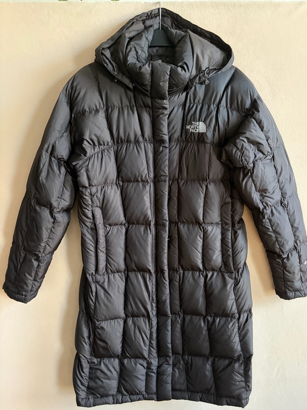 North Face 600 Down Jacket Womens Medium Dark Brown Winter Long